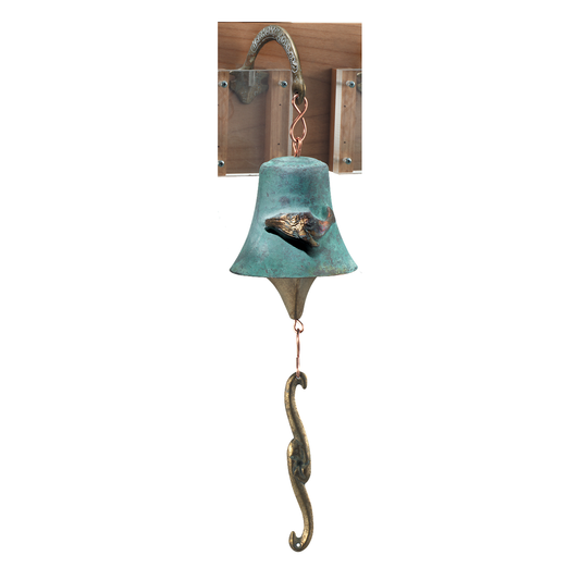 Bronze Whale Doorbell