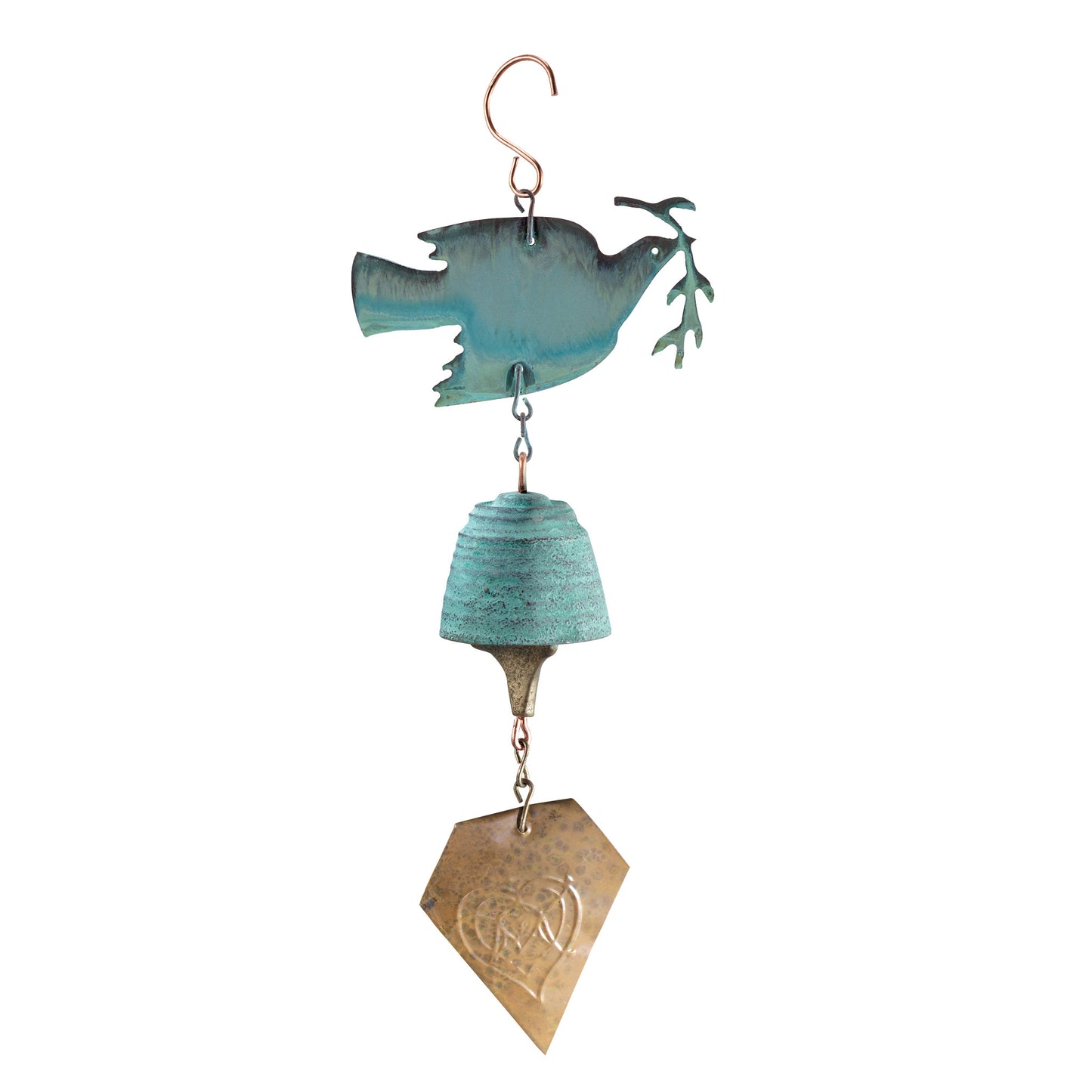 Peace Bronze Wind Bell