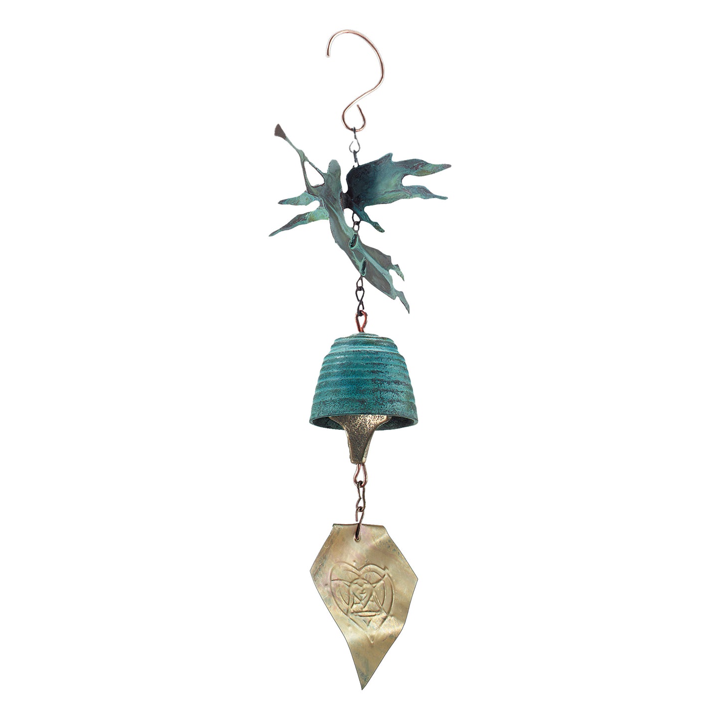 Angel 3D Motif Bronze Wind Bell