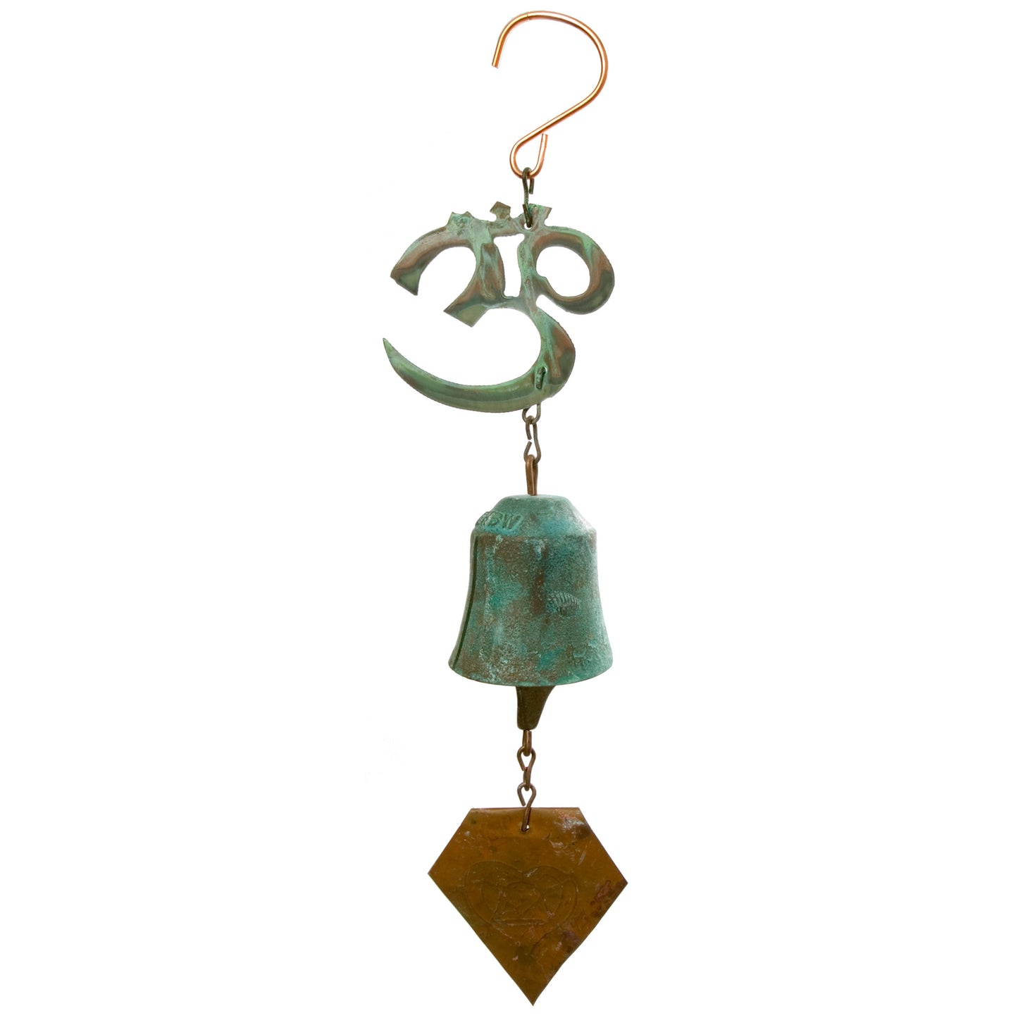 Om Bronze Wind Bell