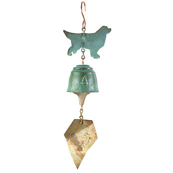 Retriever Bronze Wind Bell