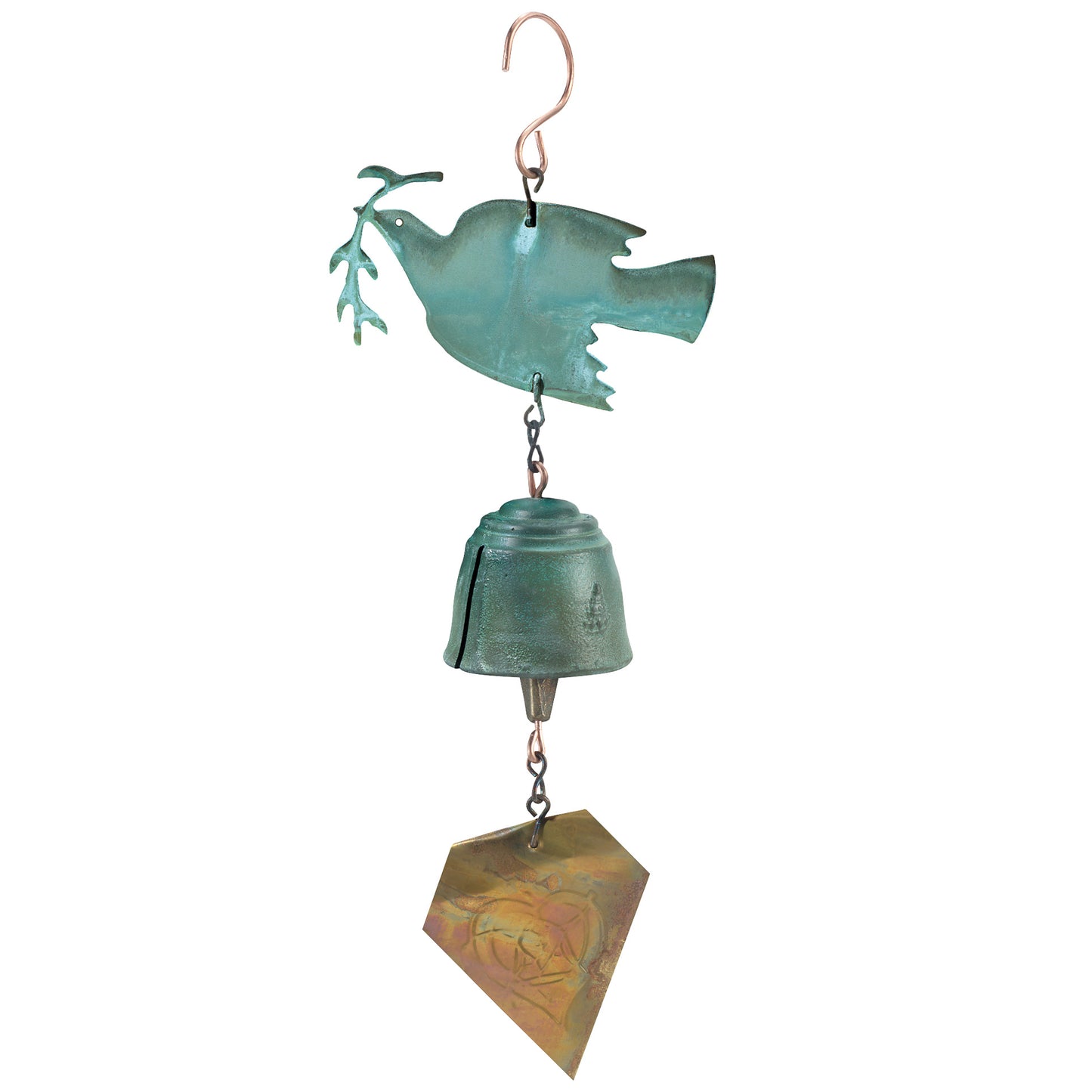 Peace Bronze Wind Bell